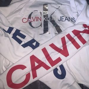 Calvin Klein cropped hoodie